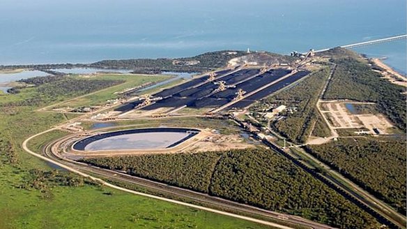 Abbot Point's proposed terminal 0 in Queensland would serve the company's giant Carmichael mine if it gets built.