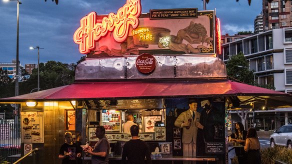 Harry's Cafe de Wheels in Woolloomooloo.