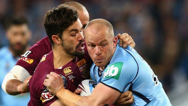 Pathway: NSW enforcer David Klemmer is one player who has made the leap from the under 20s Origin side to the main game.