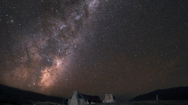 The Milky Way, centre of the search for a supermassive black hole.