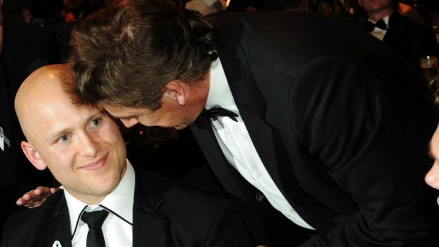 Gary Ablett and Mark Thompson at the Brownlow in 2009.
