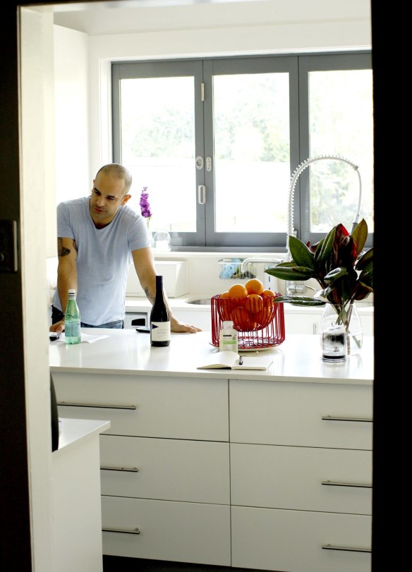 Adriano Zumbo in his kitchen.