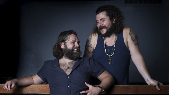 Kenny Graham (left) and Jake Smyth's burger joint is coming to a new Melbourne cocktail bar.