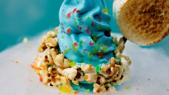 Instagram-friendly soft-serve and toppings at Aqua S.