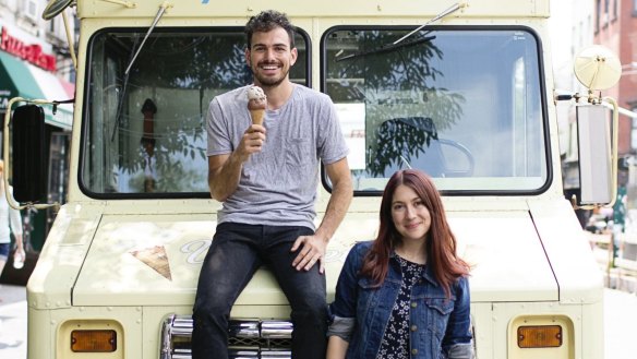 Ben Van Leeuwen and Laura O'Neill hit the streets of Manhattan in 2008 with a retro-style ice-cream truck.