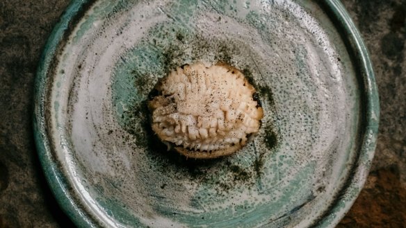 Go-to dish: Abalone with smoked eel.
