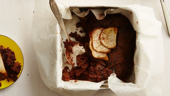 I Quit Sugar zucchini and pear brownie