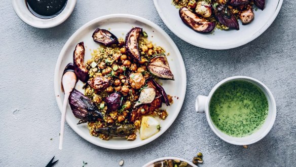 You can't go wrong with a Moroccan quinoa vegie bowl.
