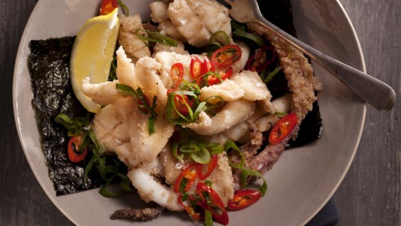 Restaurant favourite: Salt and pepper squid.