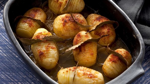 Swap plain baked potatoes for hasselback.