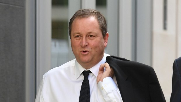 Newcastle United owner and Sports Direct boss Mike Ashley as he arrived at the High Court in London this week.