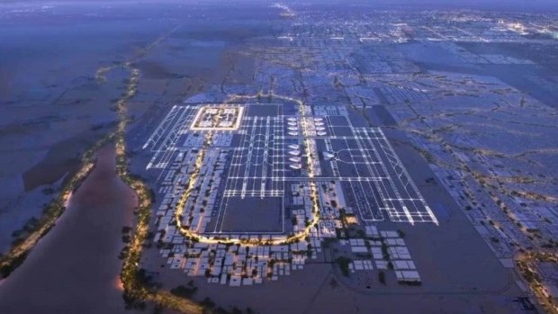 Saudi Arabia plans to build a huge new airport, able to handle up to 185 million travellers by 2050.
