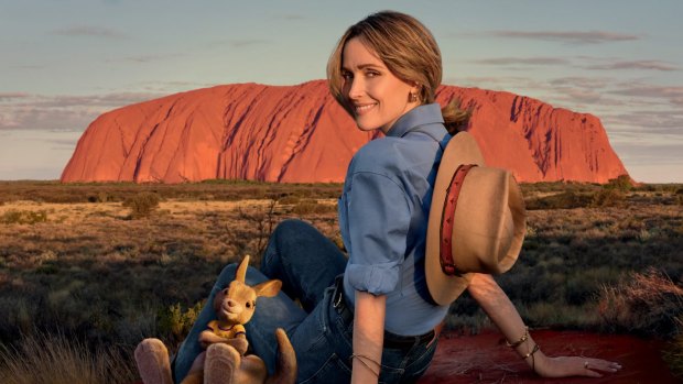 The campaign introduces the brand's new long-term ambassador – a small computer-generated souvenir kangaroo, Ruby, voiced by Australian actress Rose Byrne. 