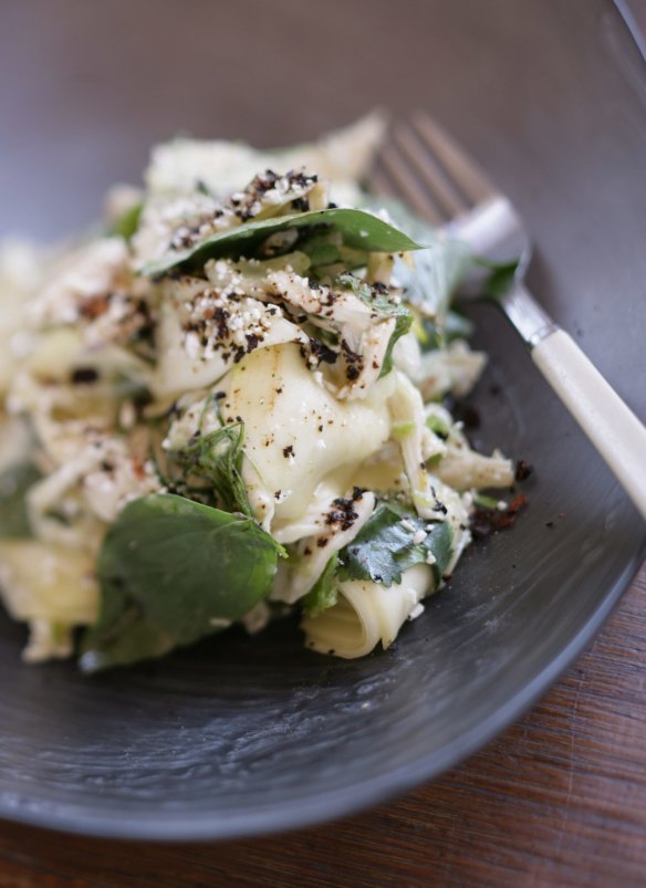 This cooling coconut chicken salad is all about the textures.