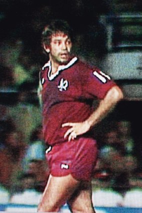 The night it all began: Arthur Beetson runs out for Queensland in the first State of Origin match.