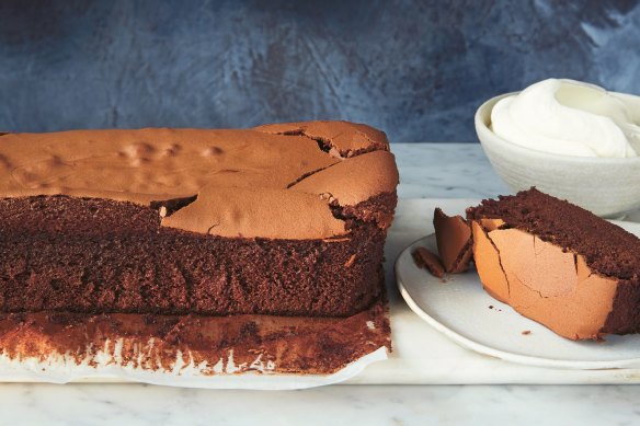 Neil Perry's flourless chocolate cake is a regular at family birthday celebrations.