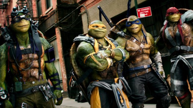 The teenage mutant ninja turtles had an underwhelming weekend at the box office.