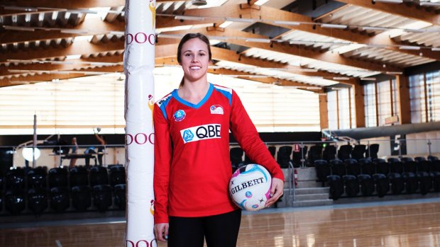 New-look team: Paige Hadley was surprised by the mass exodus from the NSW Swifts.
