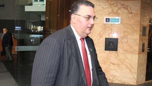 Councillor Artin Etmekdjian, pictured in 2013, was sentenced in the Sydney Downing Centre Local Court on Tuesday for dishonestly attempting to influence a Commonwealth official.