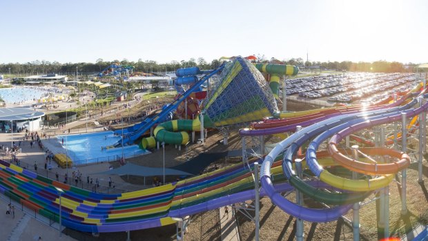 Water rush: There are attractions galore at Wet'n'Wild Sydney.