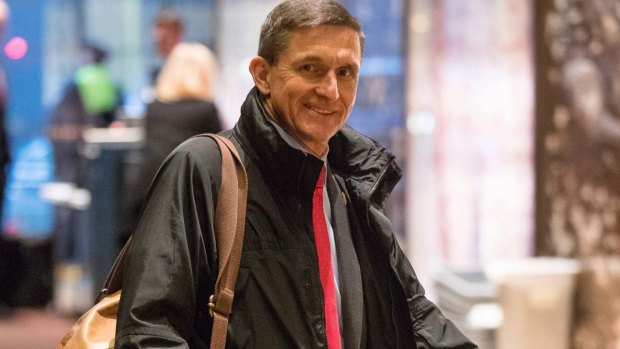 Michael Flynn, then President-elect Donald Trump's nominee for National Security Adviser, in January. 