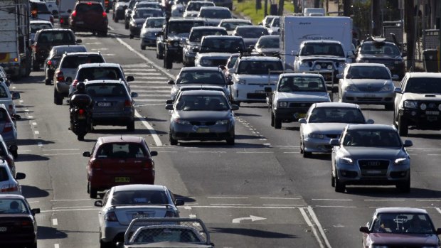 Holiday traffic: the RACQ said people should pack their patience when heading north or south on the long weekend.