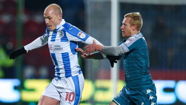 Red-hot form: Aaron Mooy in action for Huddersfield Town.