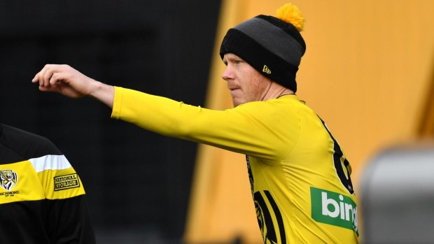 Jack Riewoldt will miss the Tigers' match against Hawthorn on Sunday.