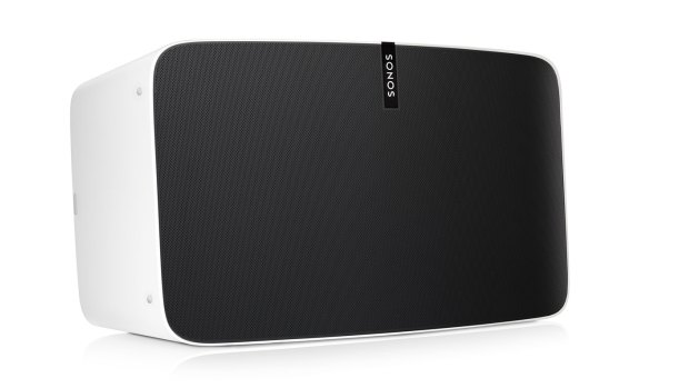 The new Sonos Play 5 speaker, ready to stream music to the furthest reaches of your home. 