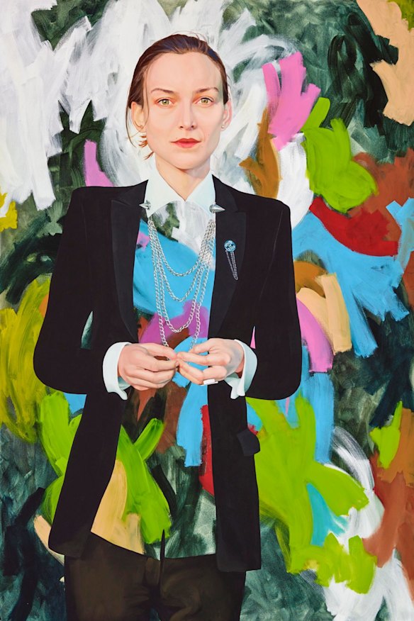 Ollie Henderson is a model with a cause in the Archibald Prize