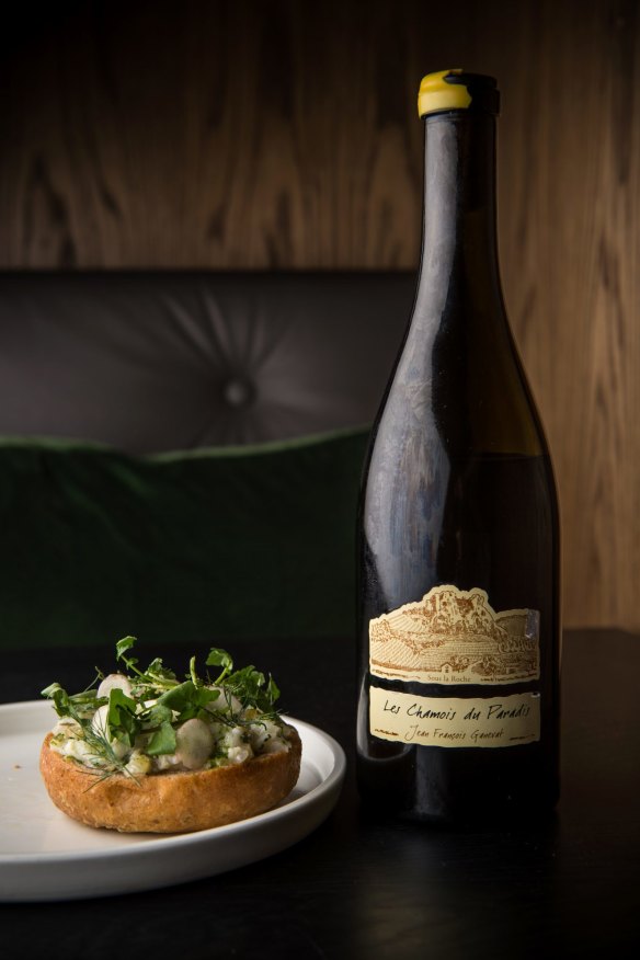 Fish sandwiches and Ganevat are the order of the day.