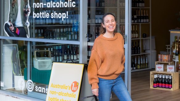 Sans Drinks owner Irene Falcone cut her teeth peddling non-alcoholic drinks online.