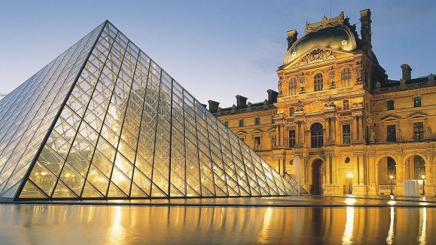 The Louvre in Paris.