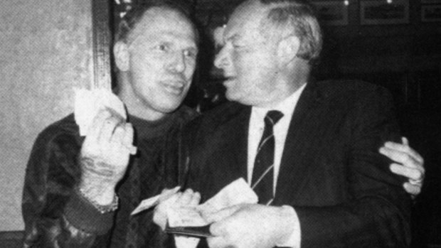 The real Neddy Smith with Roger Rogerson.