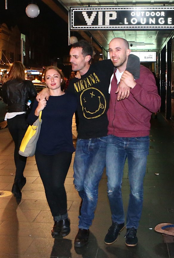 Revellers in Newtown after midnight on a weekend.