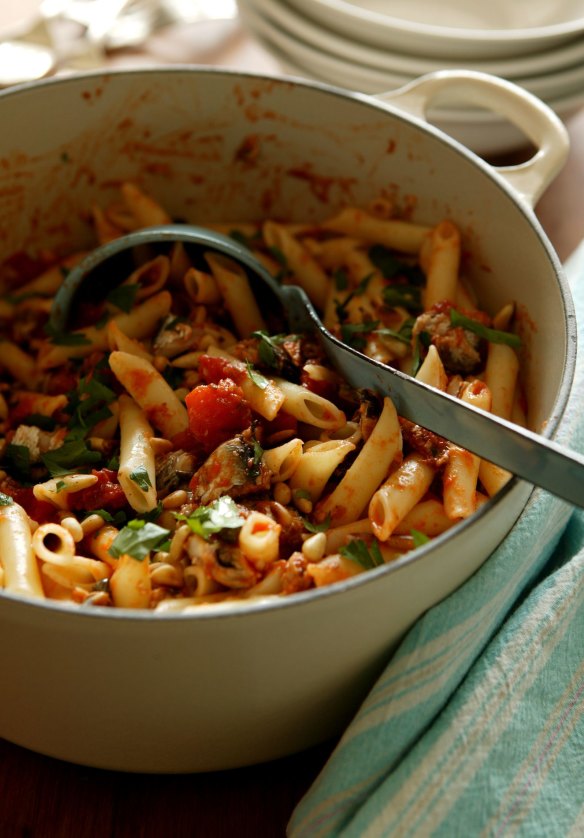 Pantry pasta.