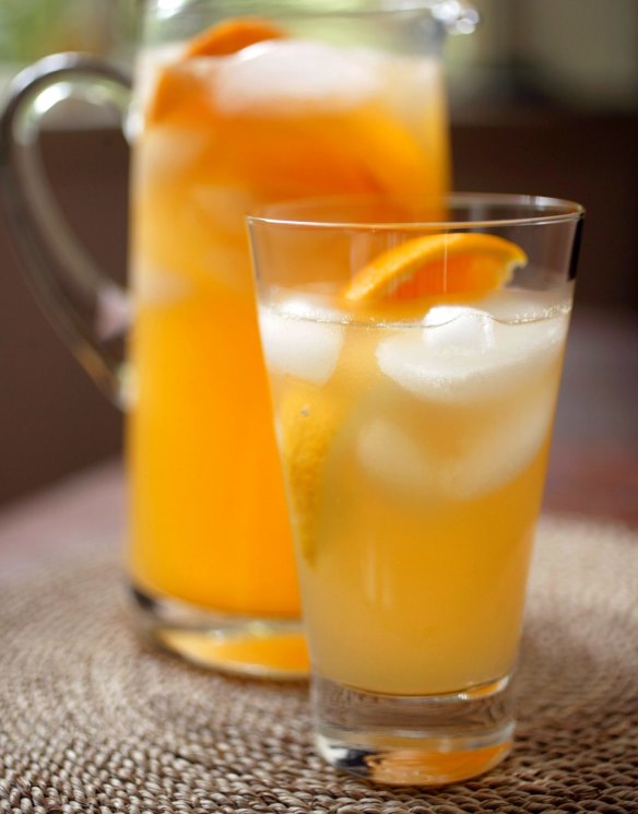 Refreshing lemon and orange barley water.