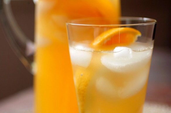 Refreshing lemon and orange barley water.