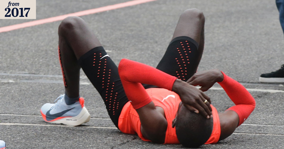 Kenyan runner Eliud Kipchoge runs fastest marathon ever