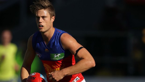 Just a rest: Josh Schache's tri[p to Victoria has nothing to do with finding a new club, according to the Lions.