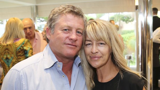 Actor Peter Phelps and wife Donna. Phelps lost his superannuation through investing with Sherwin.
