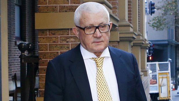 Ron Medich leaves the NSW Supreme Court in May.