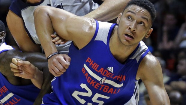 Great expectations: No.1 pick Ben Simmons.