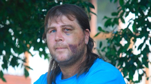 Michael Martin snr after the first attack. He would be murdered two months later. 