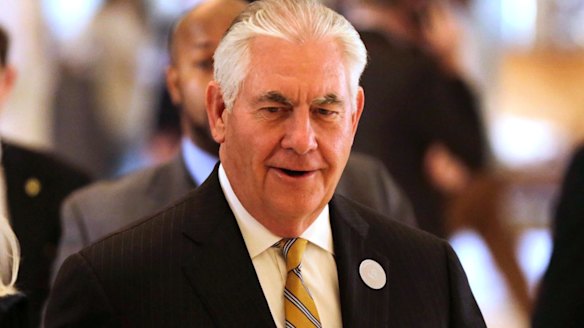 US Secretary of State Rex Tillerson.