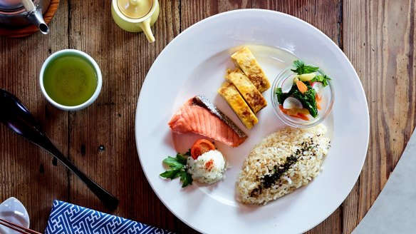 The Japanese breakfast plate that Harry Styles ordered at Cibi.