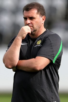 Socceroos coach  Ange Postecoglou.