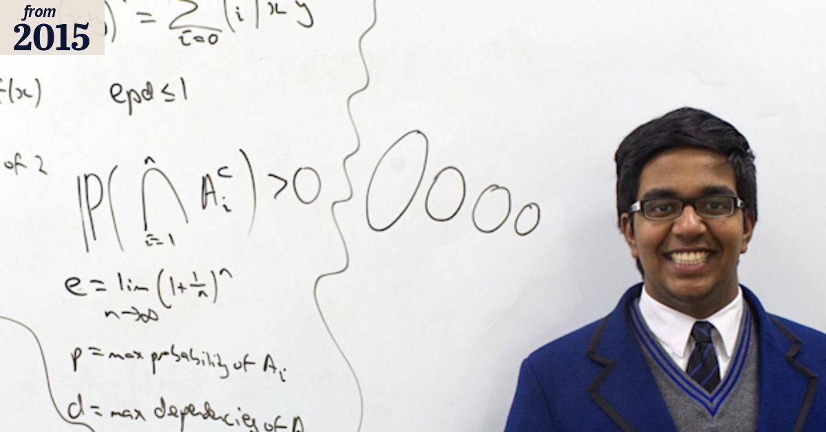 HSC maths test tips from international gold medallist Seyoon Ragavan