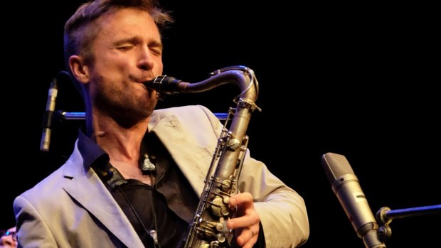 Saxophonist Mike Rivett, winner of the 2016 National Jazz Award.