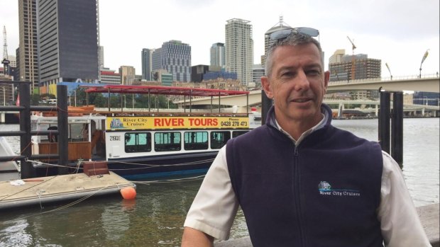 Darren Timms from River City Cruises says new marina and ticket facilities are badly needed for Brisbane's river tourism operators.